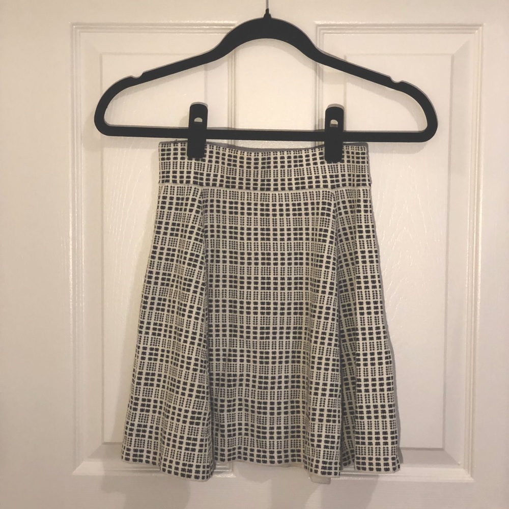 Black and White Theory Skirt